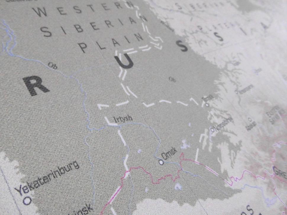 Free Image of Map of Russia 