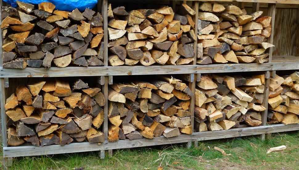 Free Image of Split Logs 
