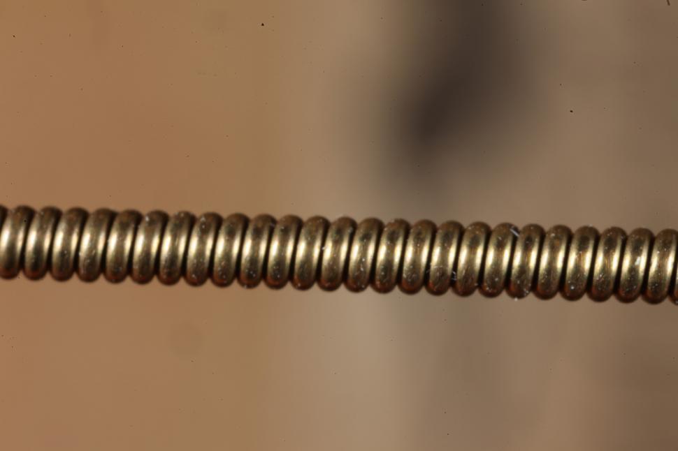 Free Image of Macro of a guitar string. 