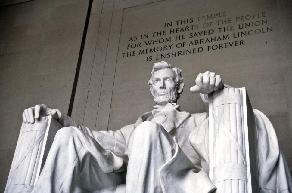 Free Image of Statue of Lincoln at the Lincoln Memorial 