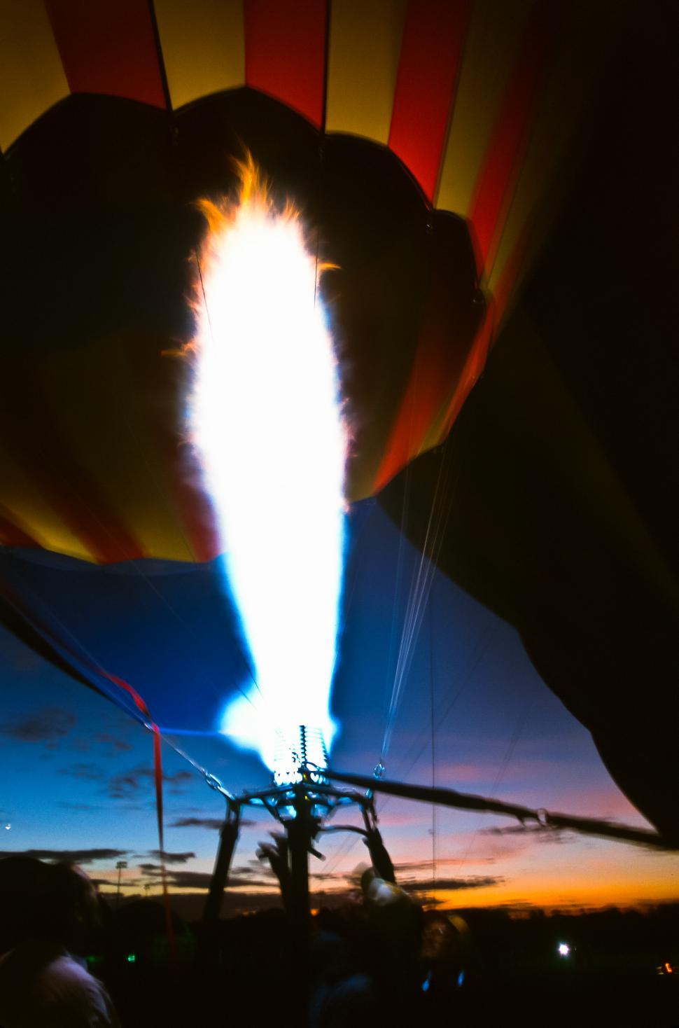 Free Image of Hot Air Balloon Launching 
