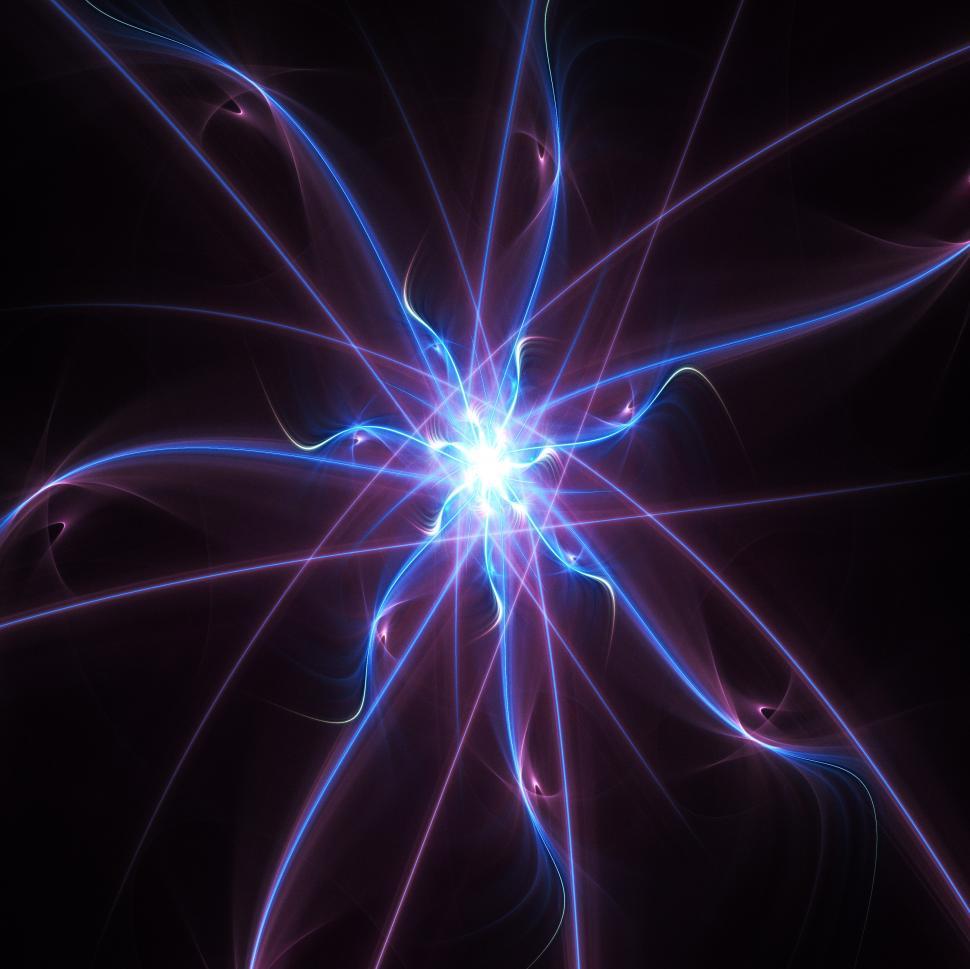 Free Image of Abstract light spiral 