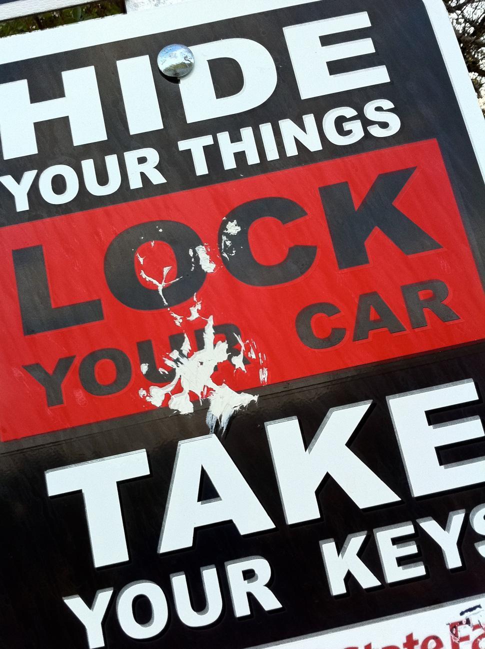 Free Image of Security Sign 