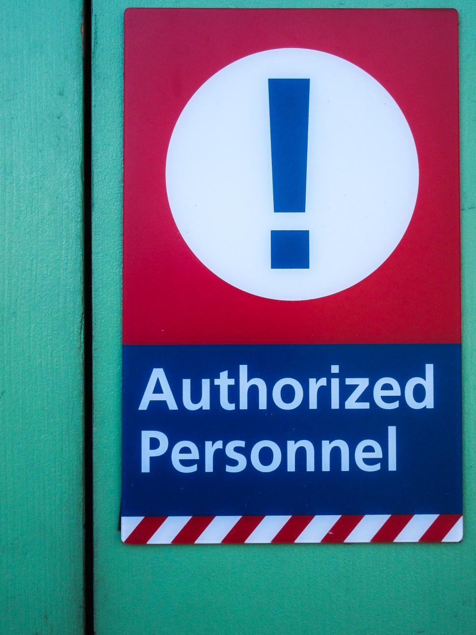 Free Image of Door sign 