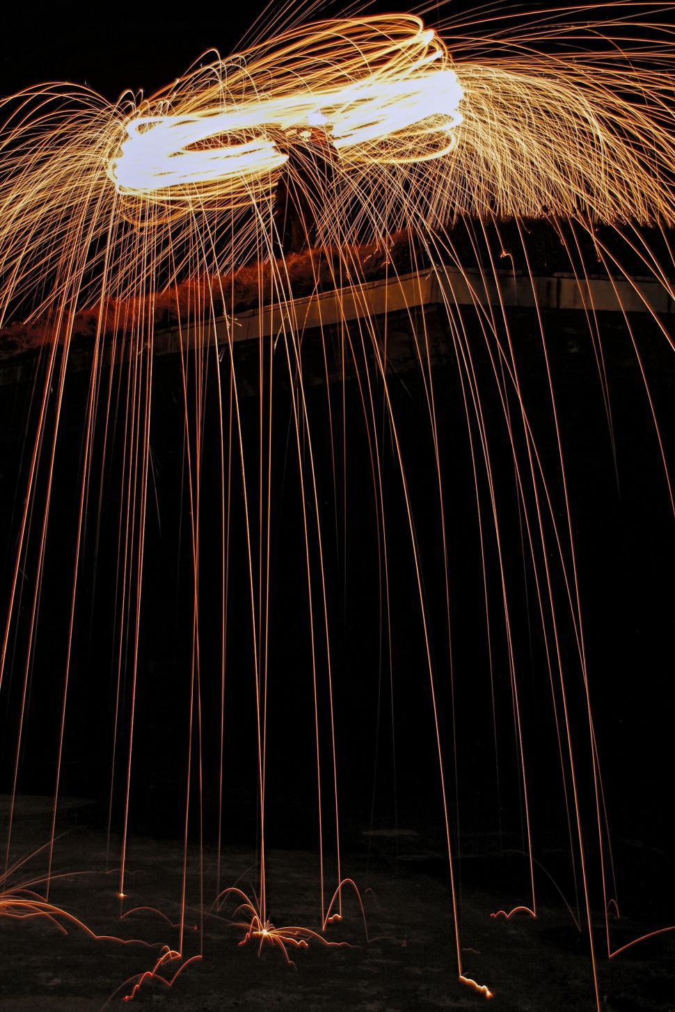 Free Image of Light painting 