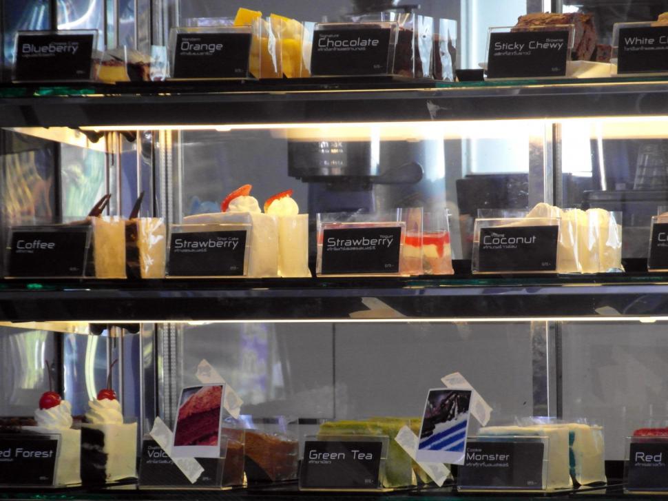 Free Image of Cake Display Fridge 