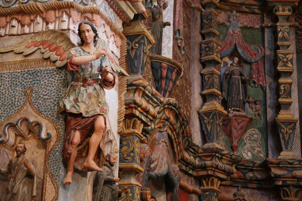 Free Image of Figures at San Xavier 