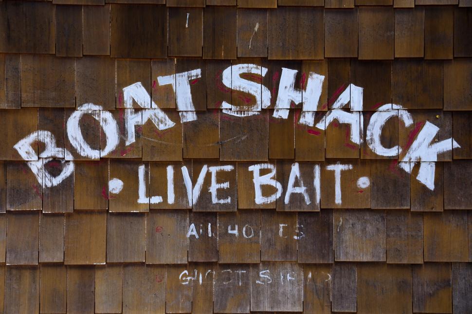 Free Image of Boat Shack sign 