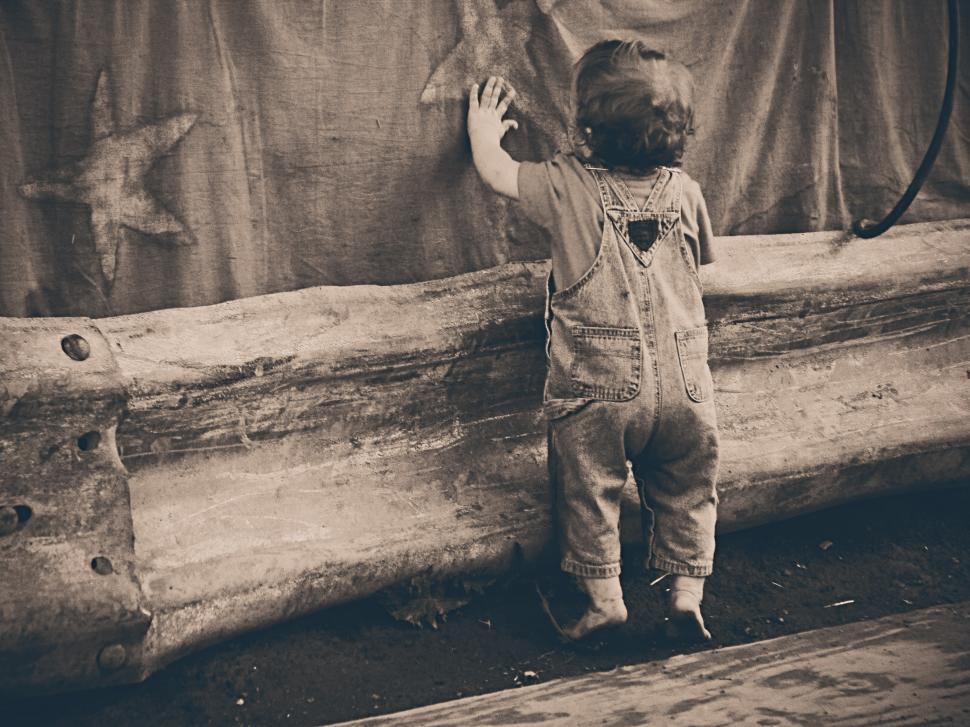 Free Image of Toddler in kinder garden 