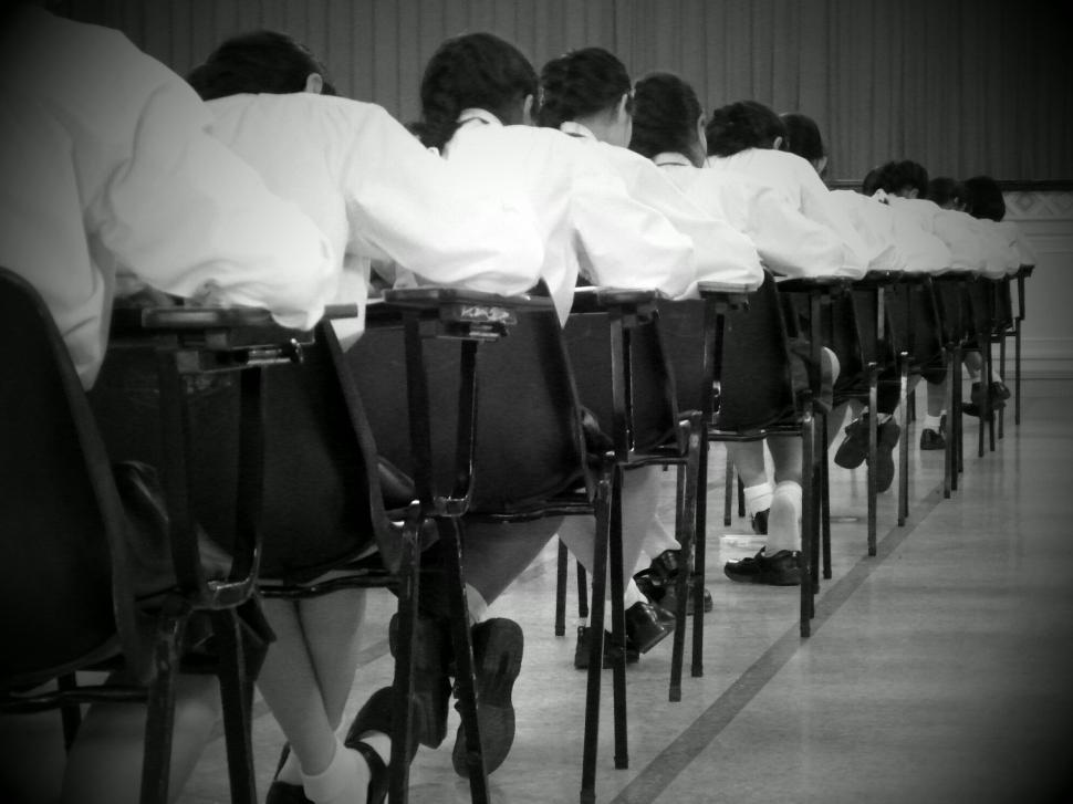Free Image of Students Taking an Exam 