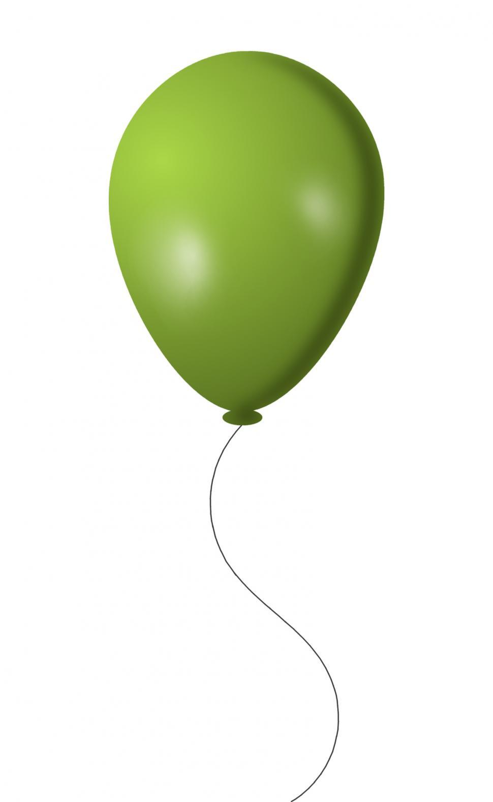 Free Image of Green Balloon 