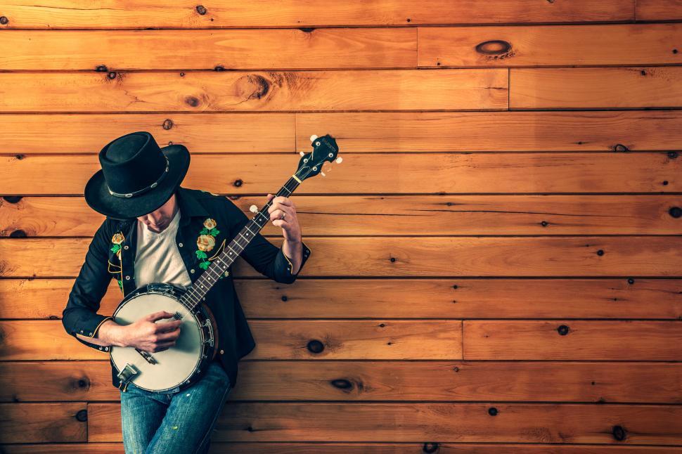 Free Image of  Banjo Player 