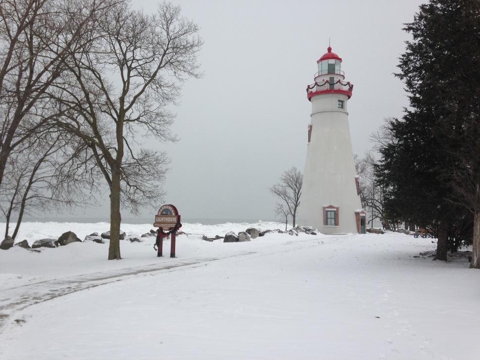 Free Image of Lighthouse in Winter 