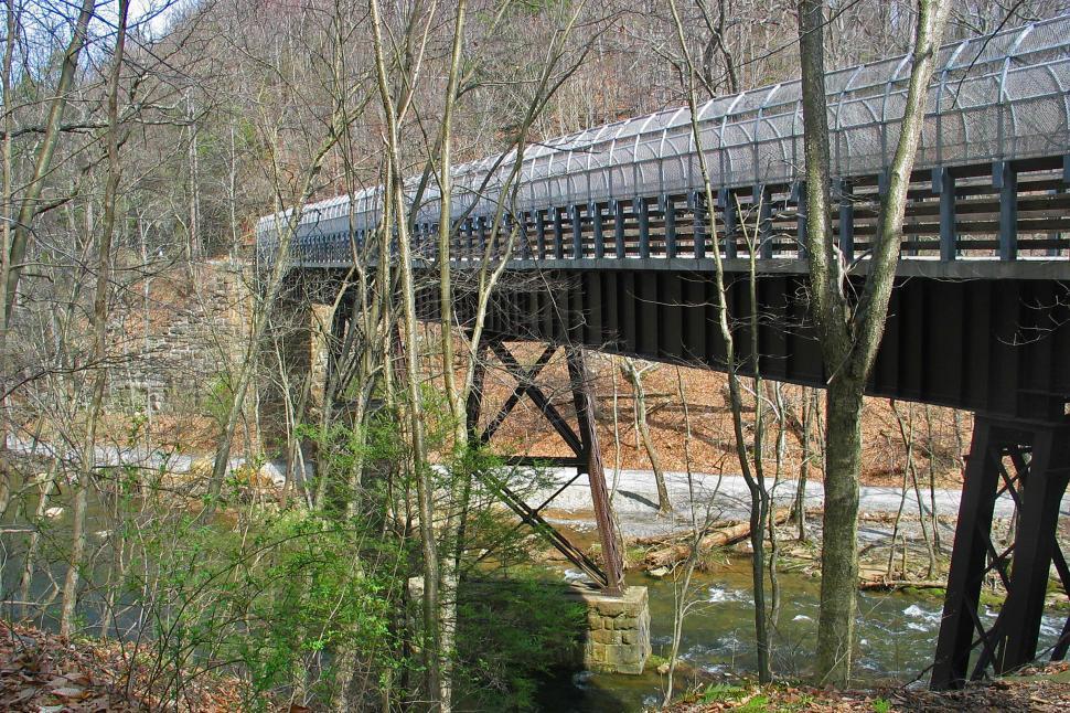 Free Image of Bridge Over The Ken Lockwood Gorge 