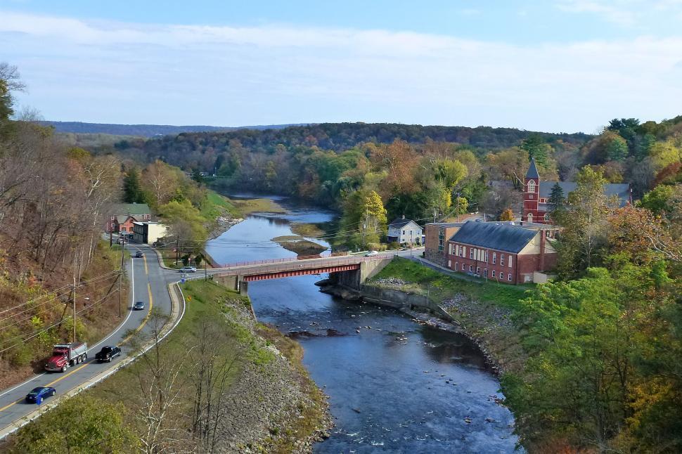 Free Image of Rosendale And Roundout Creek 