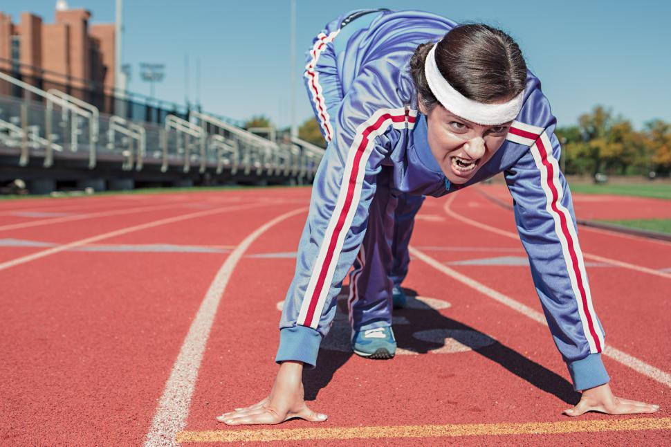 Free Image of Female Track Athlete 