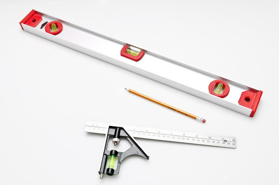Free Image of Tools - Level and Square 