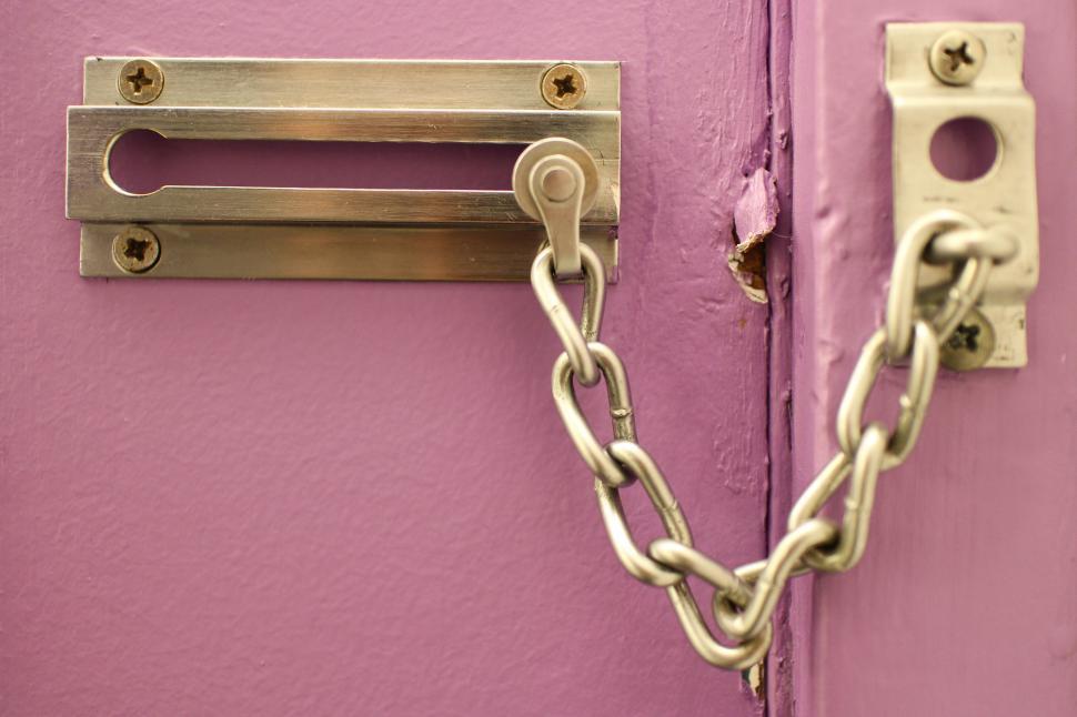 Free Image of Chain Door Lock 