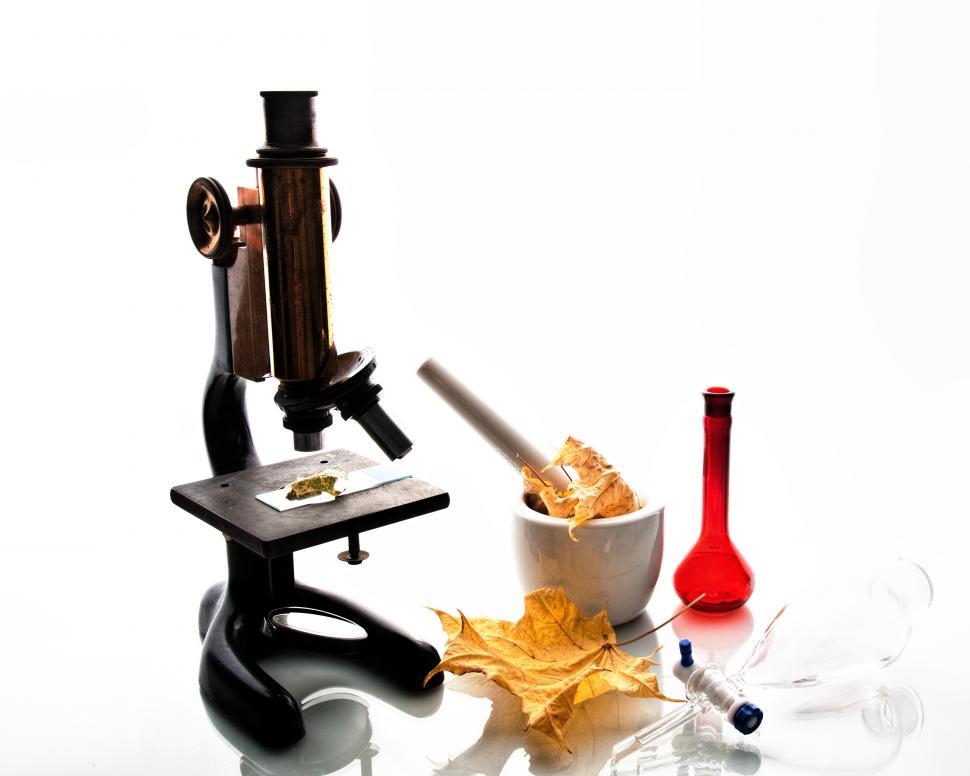 Free Image of Microscope and Lab Equipment 