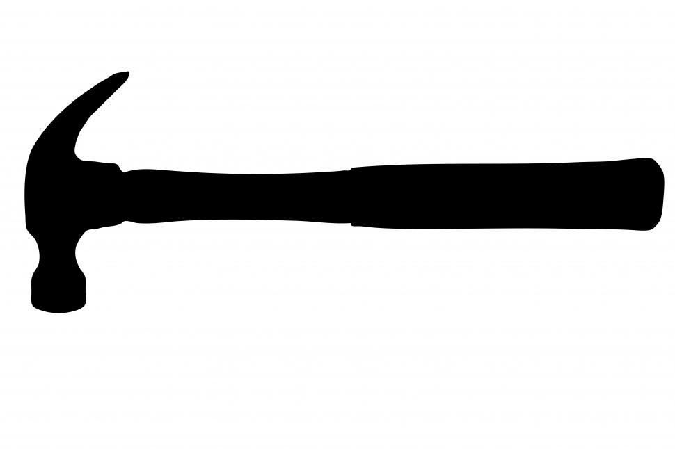 Free Image of Black Hammer Silhouette 