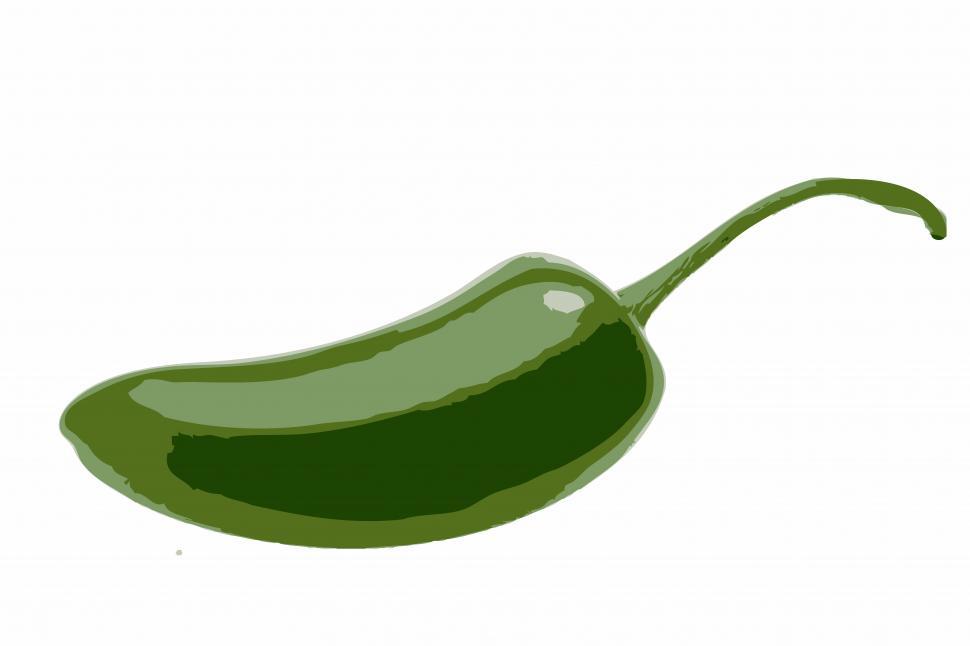 Free Image of Jalapeno illustration 