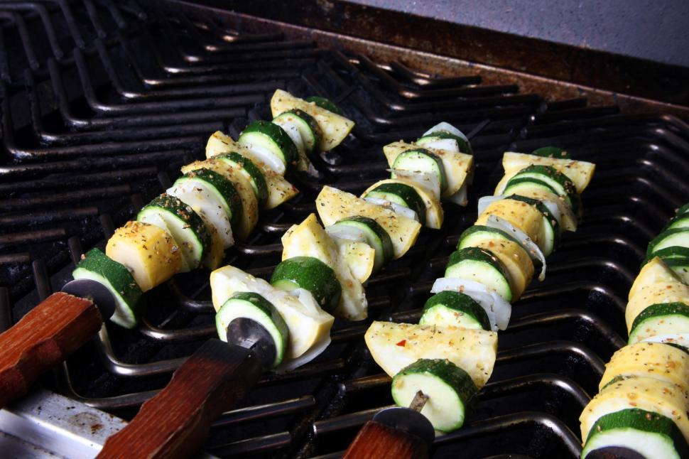 Free Image of Vegetable Kabobs 
