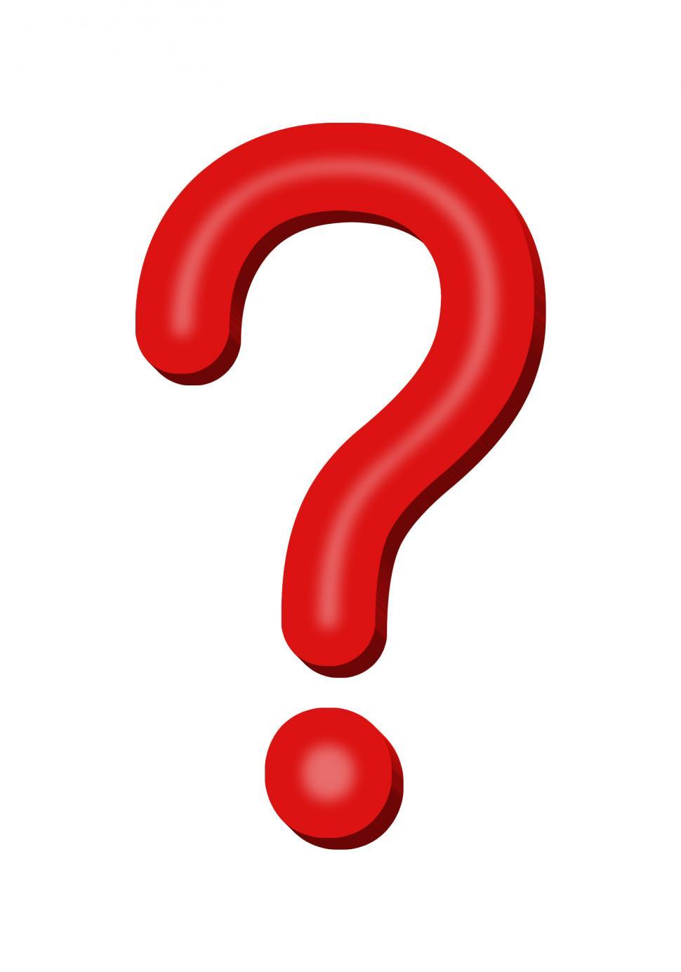 Free Image of Red Question Mark 