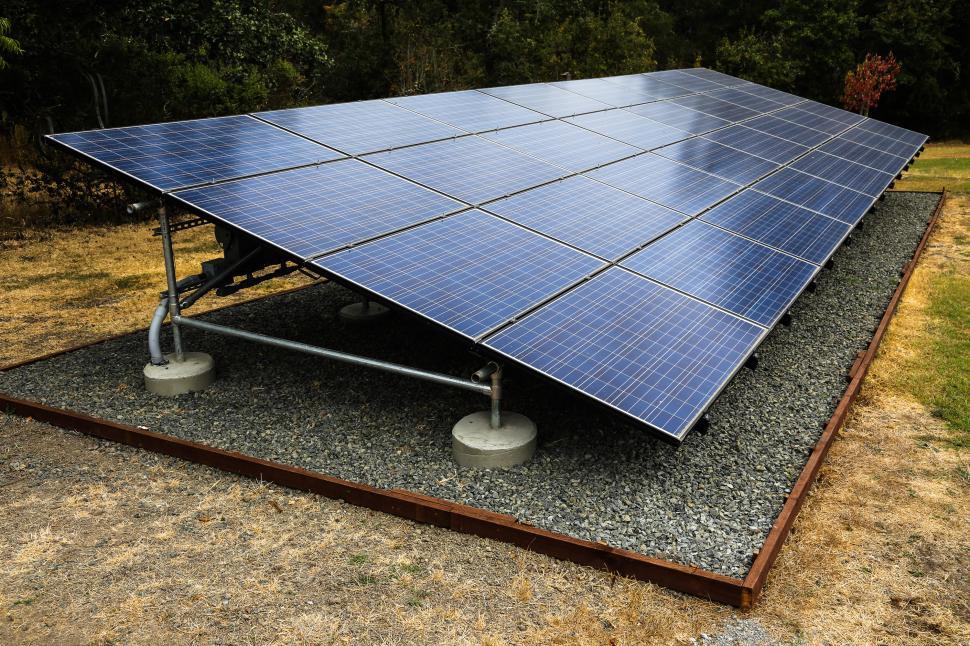 Free Image of Solar panels 