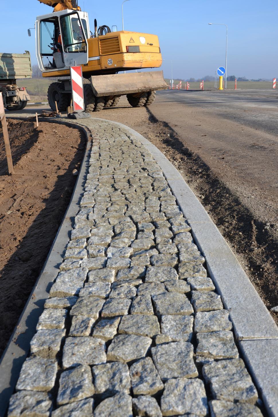 Free Image of Pavement and excavator 