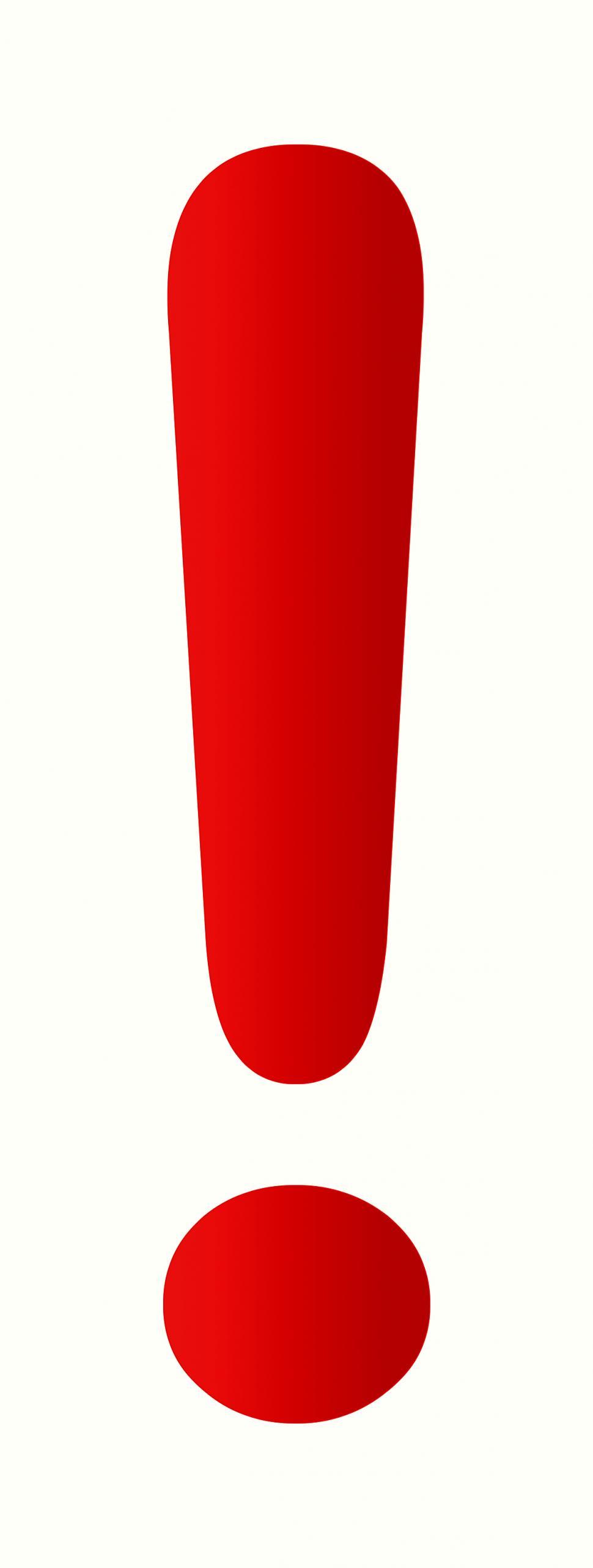 Free Image of Red Exclamation Mark 
