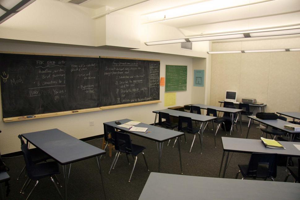 Free Image of School classroom 