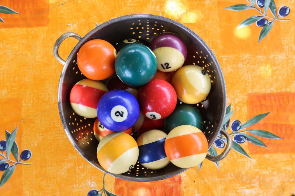 Free Image of Pool Balls 