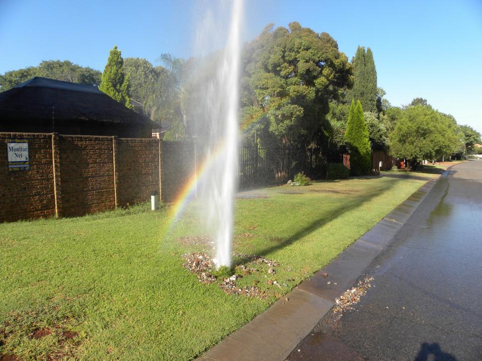 Free Image of Burst Water Pipe 