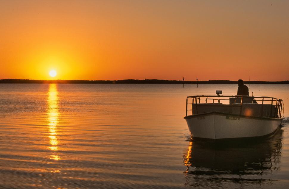 Free Image of Fishing at Dawn 