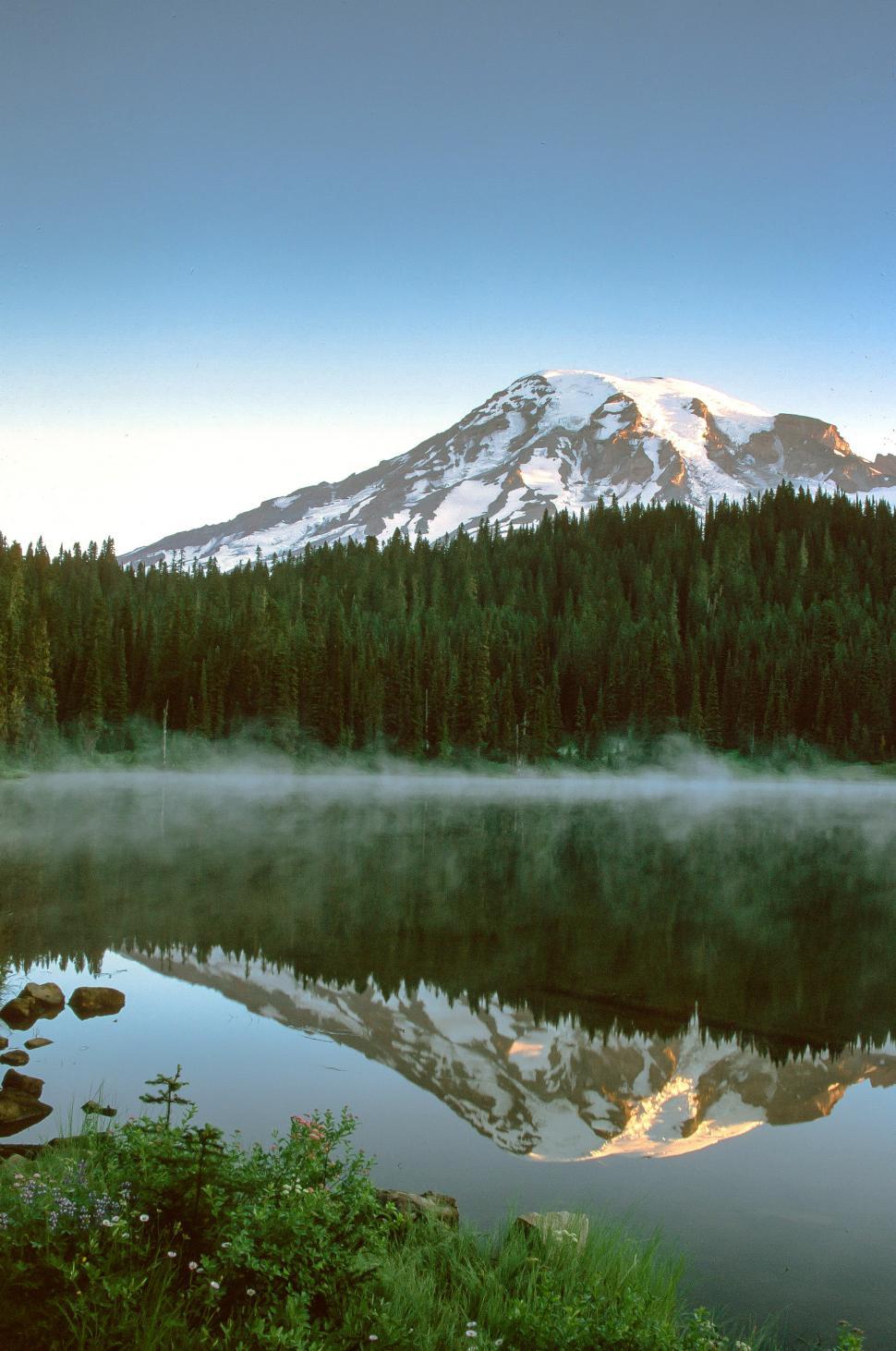 Free Image of Reflection Lake, Mount Rainier  