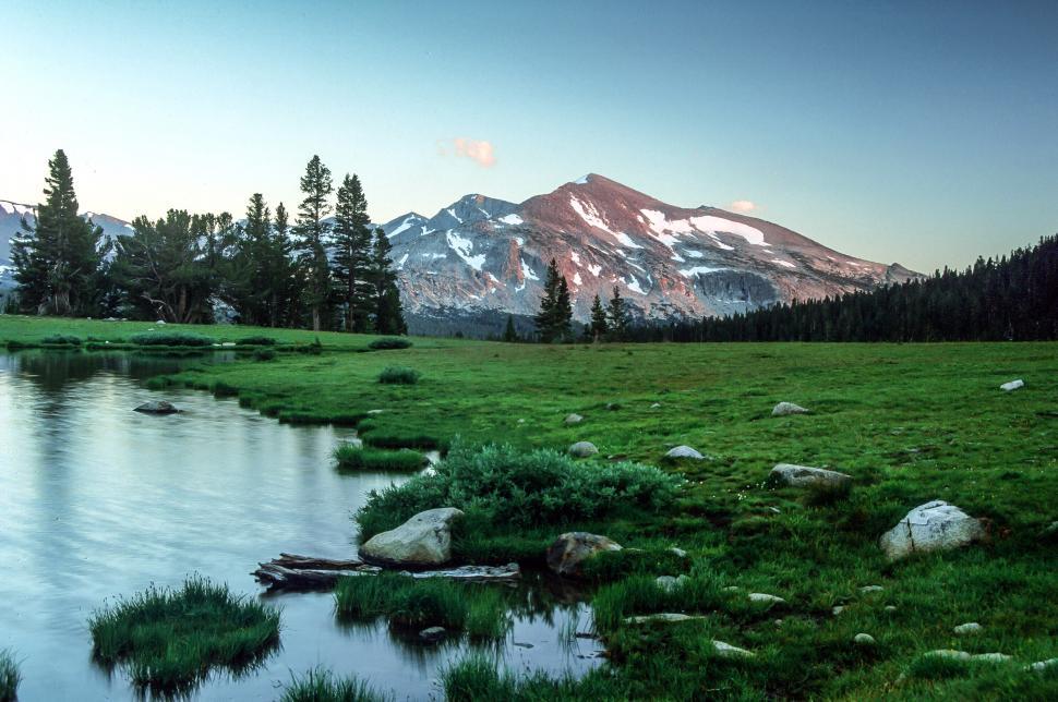 Free Image of Tioga Tarns, Yosemite Eastern Slope in Sierra, Nevada 