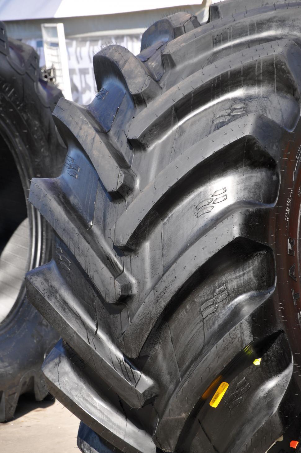 Free Image of Fragment of tractor tyre 