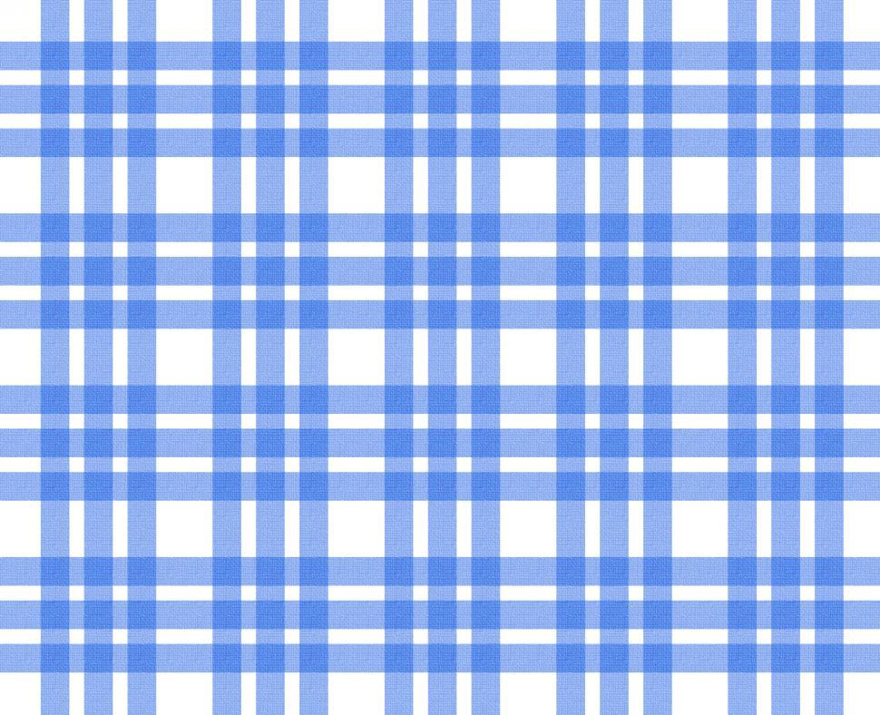 Free Image of Blue and white tablecloth pattern 