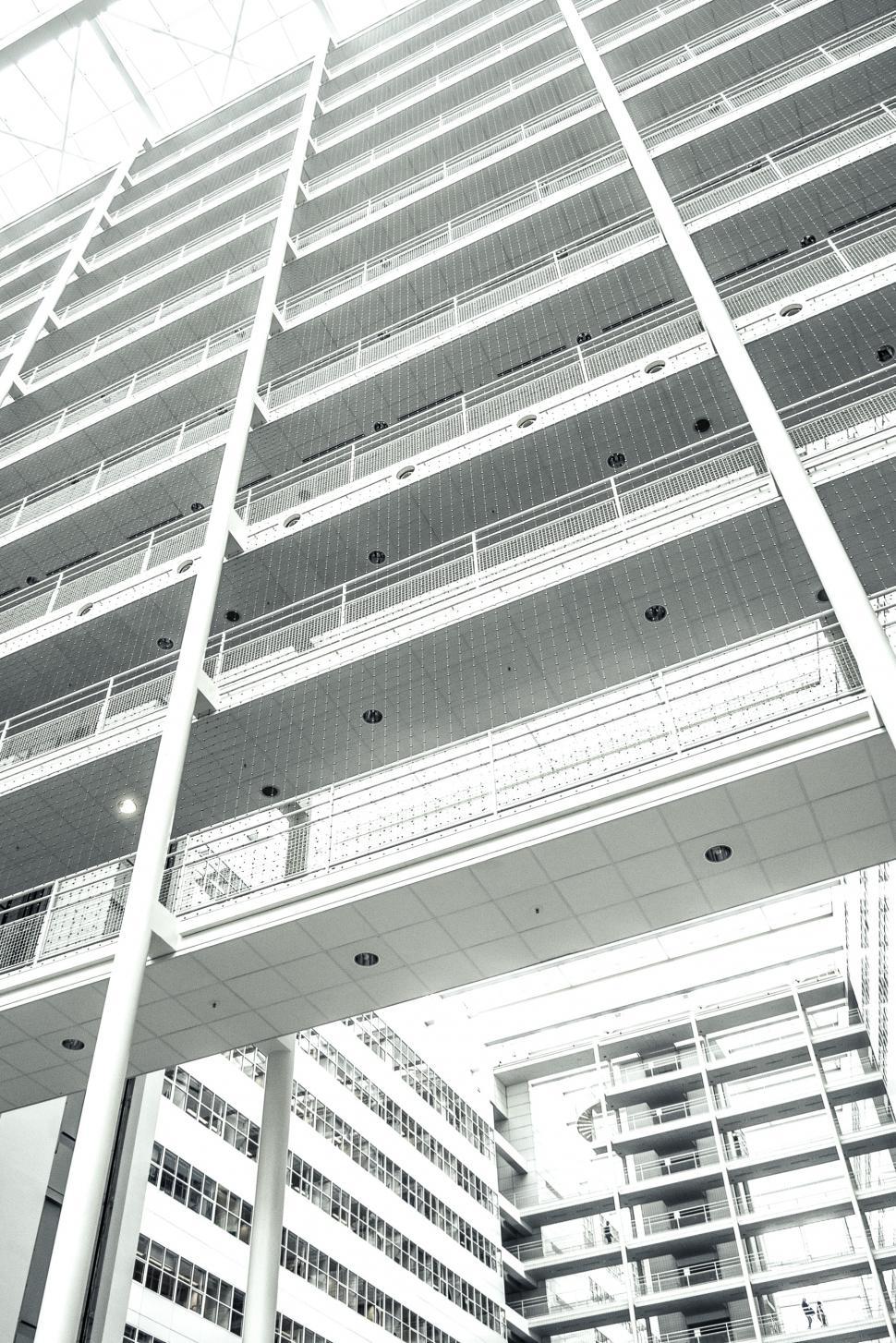 Free Image of Office building close up 