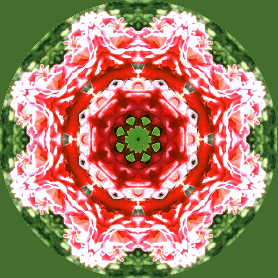 Free Image of kaleidoscope flower mandala 