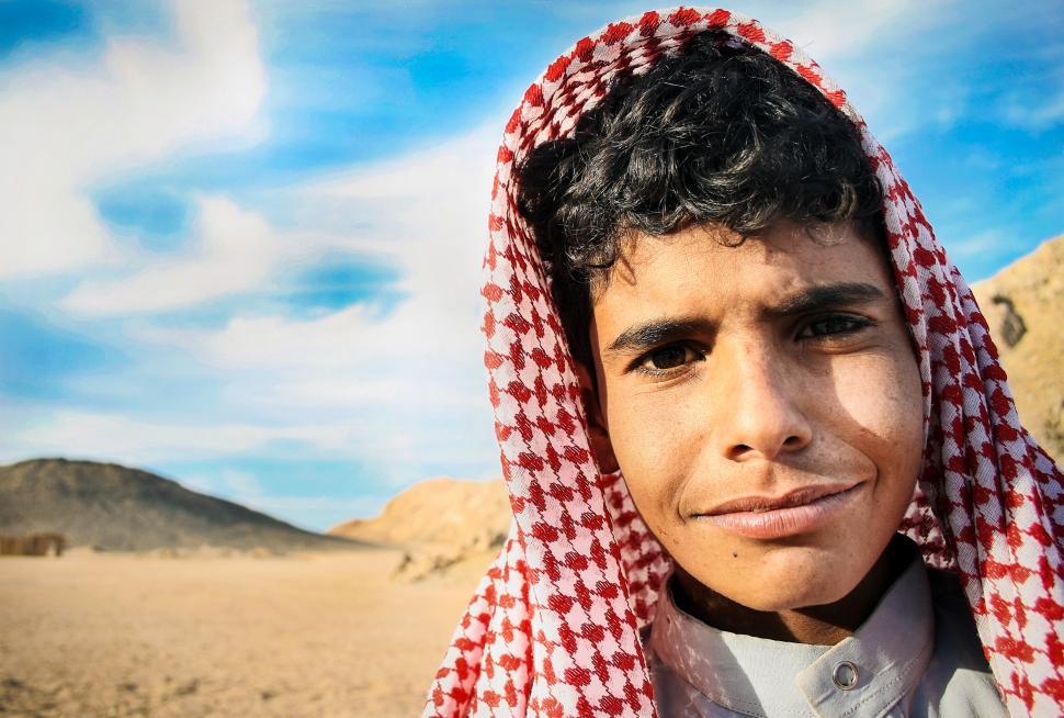 Free Image of Bedouin arabic child in Egypt 