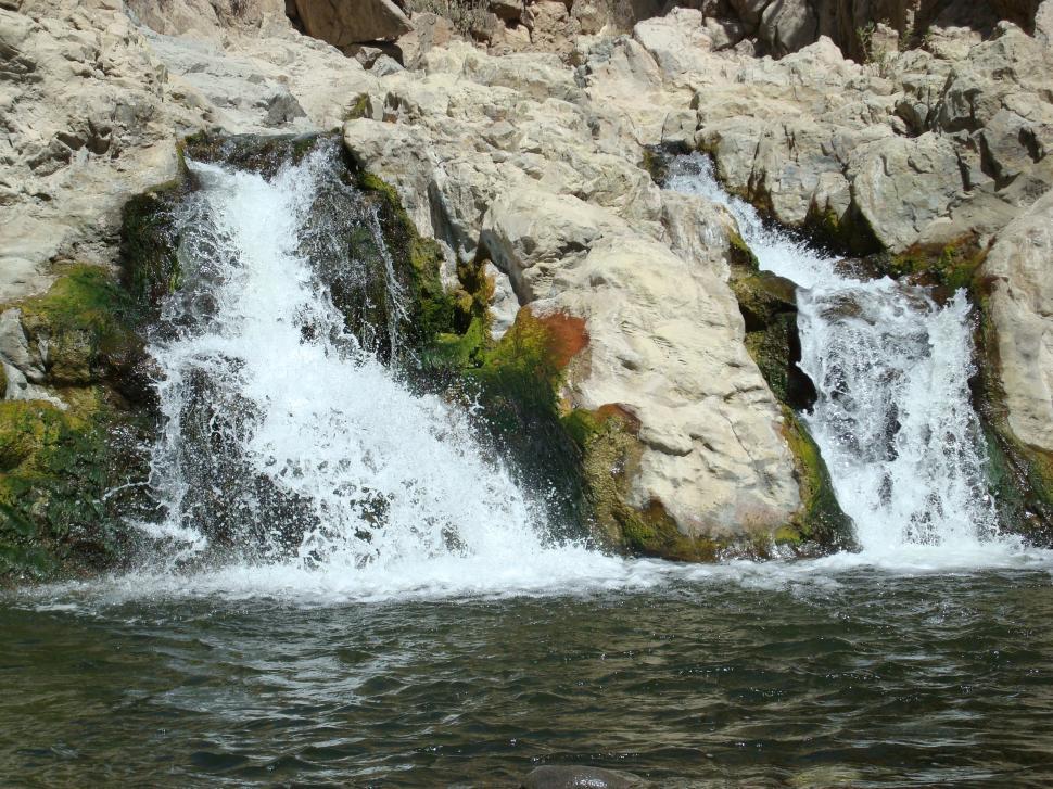 Free Image of Two Waterfall 