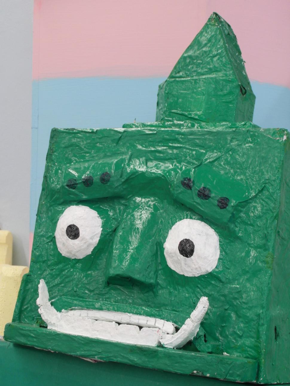 Free Image of Green Robot Model 