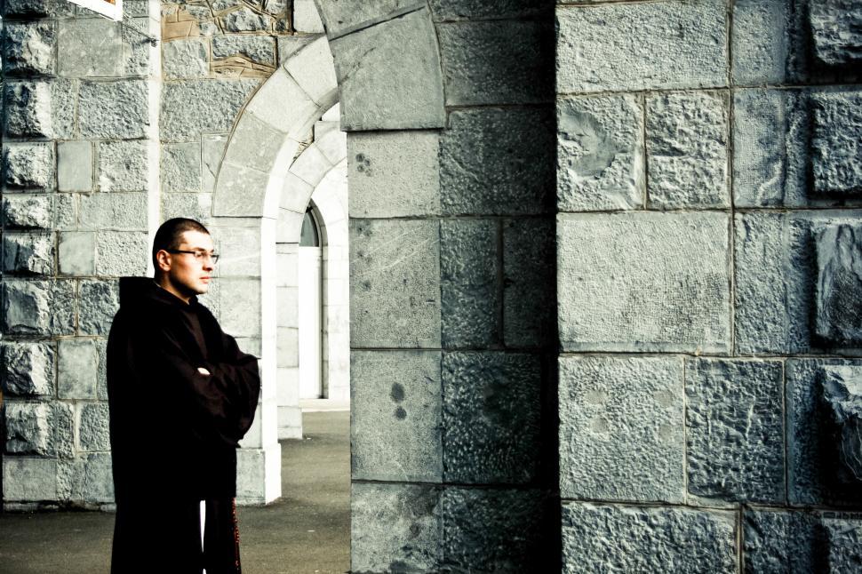 Free Image of Priest standing in church 