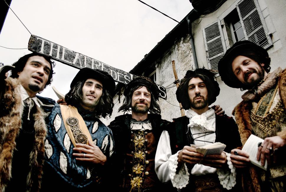 Free Image of Theater men in costume 