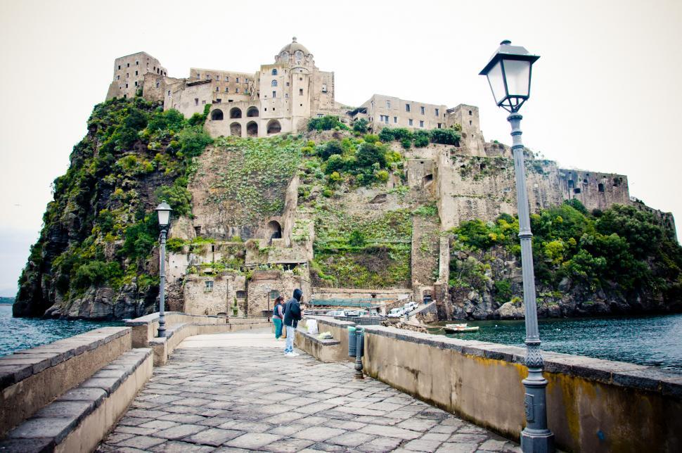 Free Image of medieval Aragonese castle, Ischia 