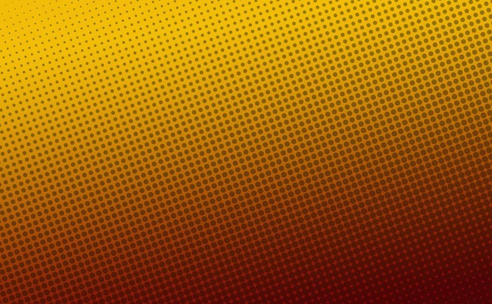 Free Image of Orange halftone dots background 