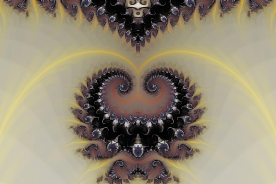 Free Image of Painted Fractal Flame 