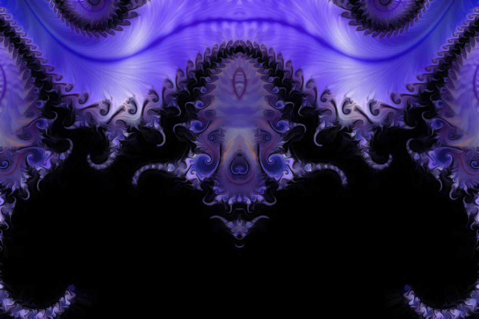 Free Image of Painted Fractal Flame 