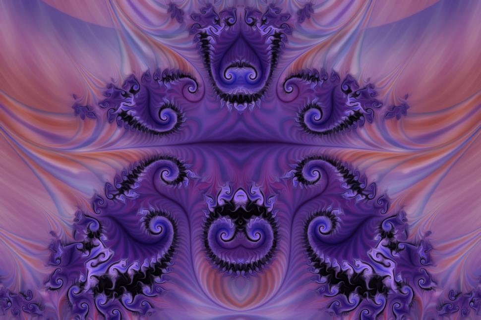 Free Image of Painted Fractal Flame 